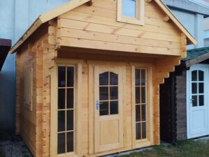 Casetta in legno Maria 3x3 con soppalco