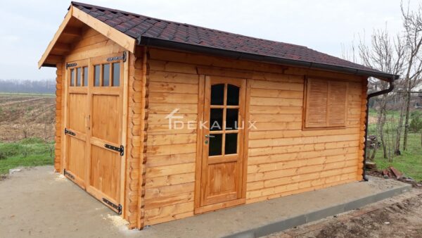 Garage in legno 3,5x5 (44 mm)