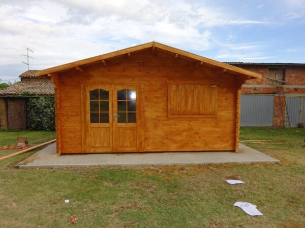 Bungalow 5x6 (44 mm) con porta doppia