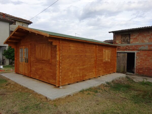 Bungalow 5x6 (44 mm) con porta doppia