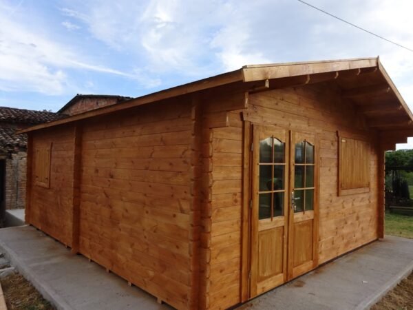 Bungalow 5x6 (44 mm) con porta doppia