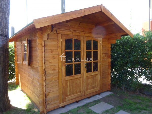 Casetta in legno 2,5x3 (44mm) con porta doppia