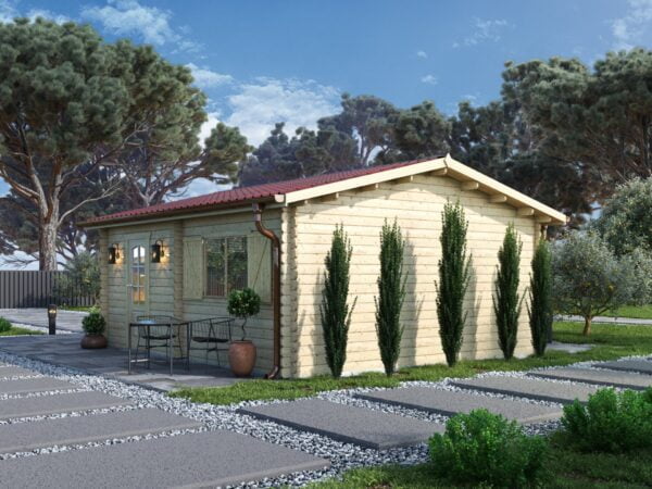 Garage in legno 5x6 (44mm)