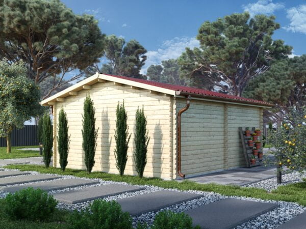 Garage in legno 5x6 (44mm)