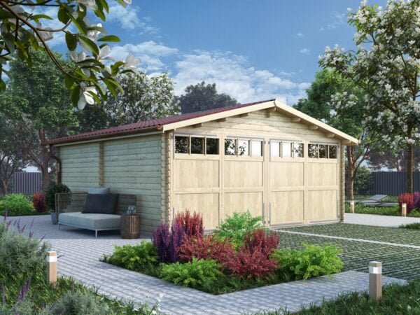 Garage in legno 6x6 (44 mm)