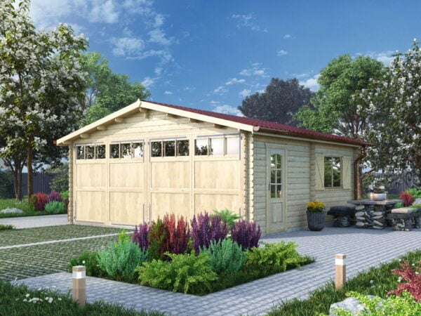 Garage in legno 6x6 (44 mm)