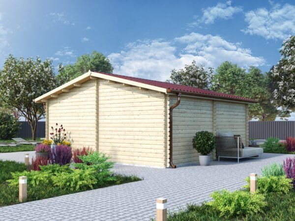 Garage in legno 6x6 (44 mm)