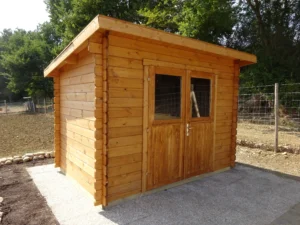 Casetta in legno 3x2 (34mm)_porta doppia monofalda