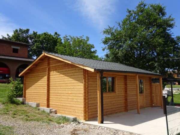 Garage in legno 6x6 (44 mm)