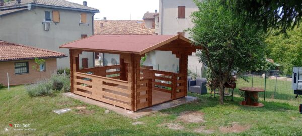 Gazebo in legno 3x4 (44mm)
