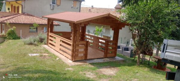 Gazebo in legno 3x4 (44mm)