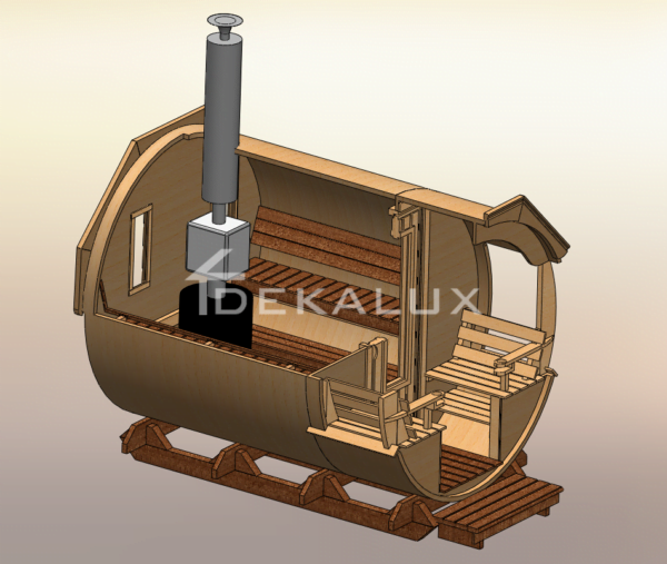 Sauna-botte SILVIA STANDARD