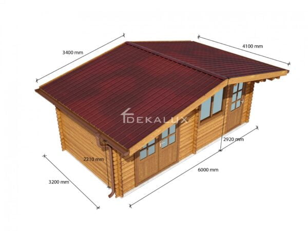 Casetta in legno 6x3 (44mm)