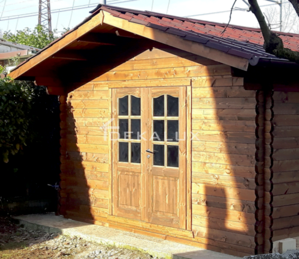 Bungalow 5x6 (44 mm) con porta doppia