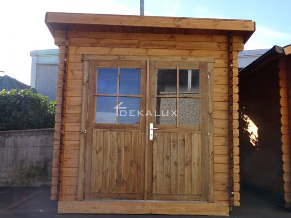 Casetta in legno 2,2x2,2 (34mm)_porta doppia MONOFALDA