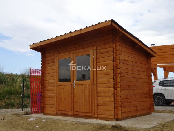 Casetta in legno 3x2 (34mm)_porta doppia MONOFALDA