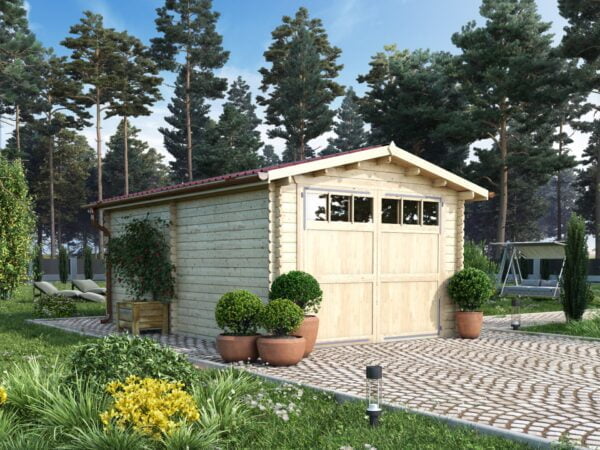 Garage in legno 3,5x6 (44mm)