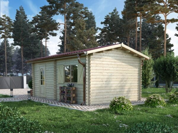 Garage in legno 3,5x6 (44mm)