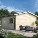 Garage in legno 5x5(44 mm)