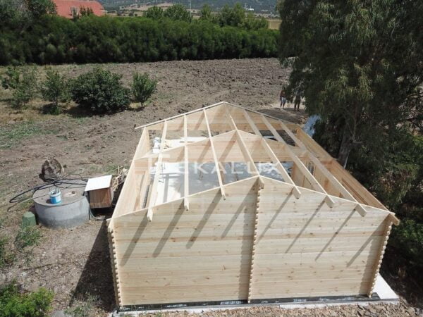 Garage in legno 6x6 (44 mm)