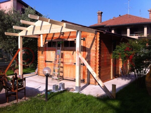 Garage in legno 3,5x5 (44 mm)