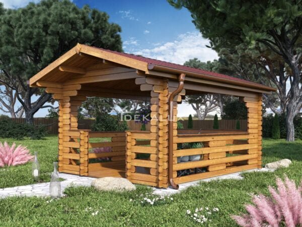 Gazebo in legno 3x4 (44mm)