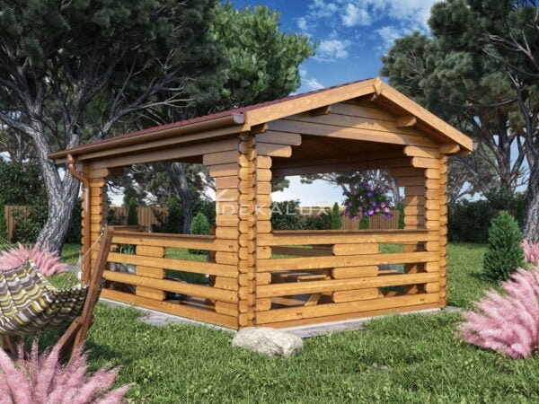 Gazebo in legno 3x4 (44mm)