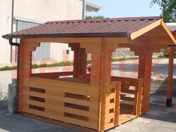 Gazebo in legno 2,5X2,5 (44 mm)