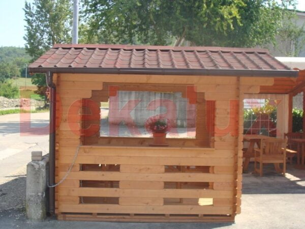 Gazebo in legno 2,5X2,5 (44 mm)