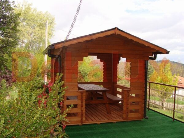 Gazebo in legno 2,5X2,5 (44 mm)