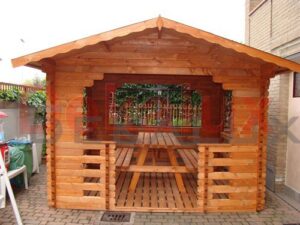 Gazebo in legno 3x3 (44 mm)
