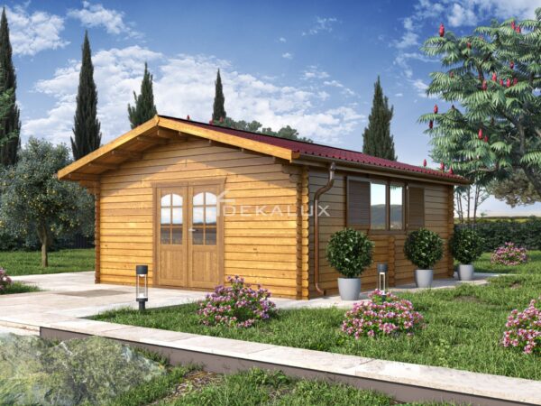 Bungalow 5x6 (44 mm) con porta doppia