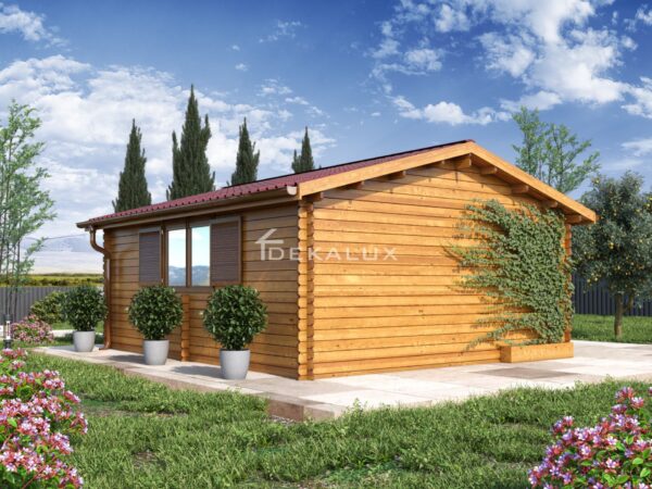 Bungalow 5x6 (44 mm) con porta doppia