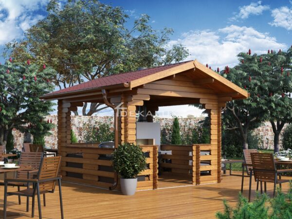 Gazebo in legno 3x3 (44 mm)