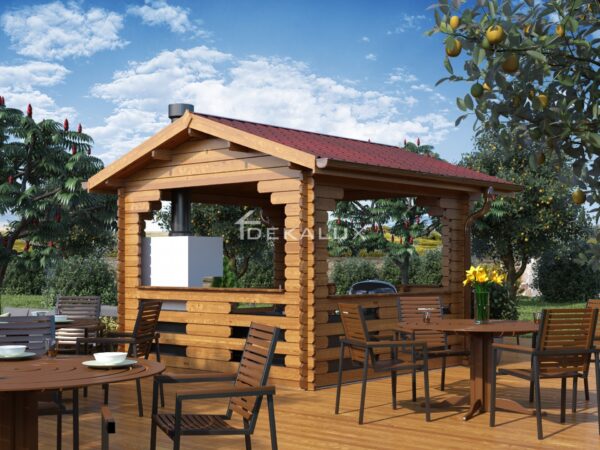 Gazebo in legno 3x3 (44 mm)