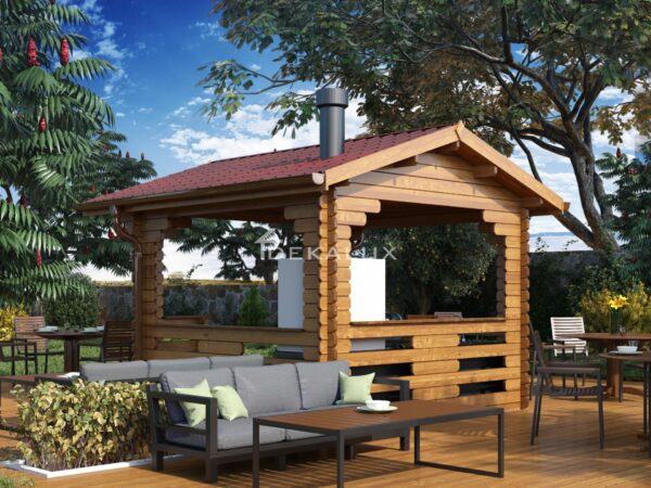 Gazebo in legno 3x3 (44 mm)