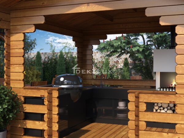 Gazebo in legno 3x3 (44 mm)