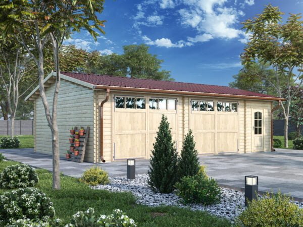 Garage in legno 6x9 (44mm)