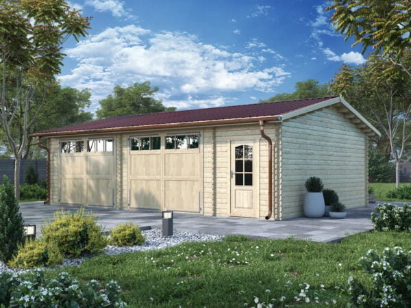 Garage in legno 6x9 (44mm)