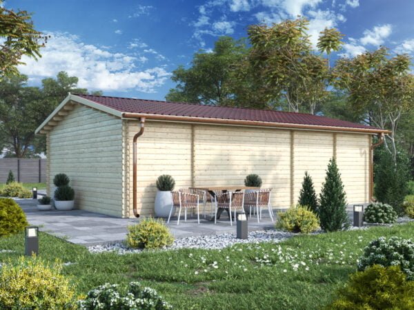 Garage in legno 6x9 (44mm)