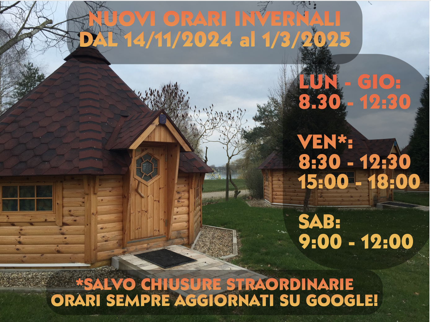 ORARI INVERNALI