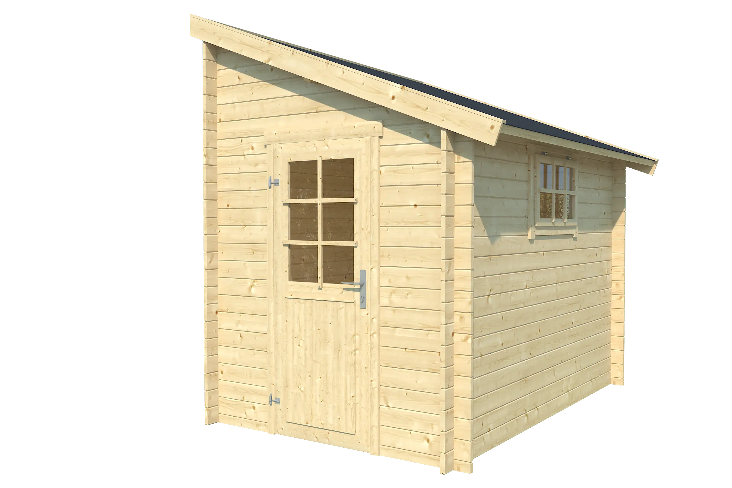 Casetta in legno addossata 1,80x2,75 (28mm)