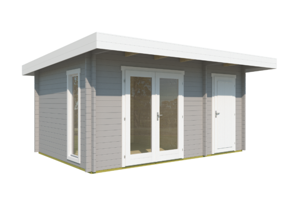 Casetta in legno 4,50x3 (44mm) 2 vani