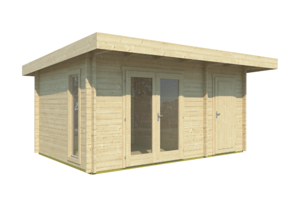 Casetta in legno 4,50x3 (44mm) 2 vani