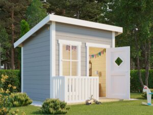 Casetta in legno per bambini 2x1,6 (19mm) monofalda