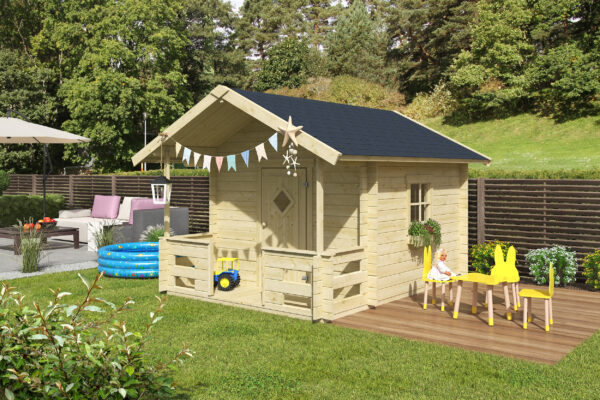 Casetta in legno per bambini 2,15x2,15 (28mm)