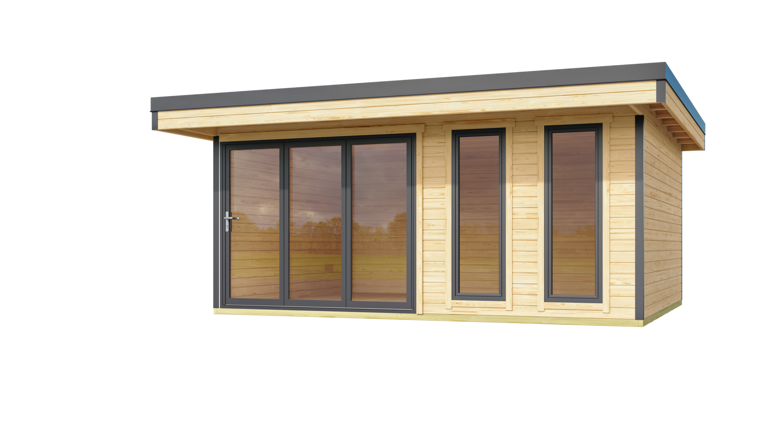 Casetta in legno per ufficio 5x4 (44mm)