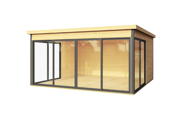 Casetta in legno per ufficio 4x4 (44mm)
