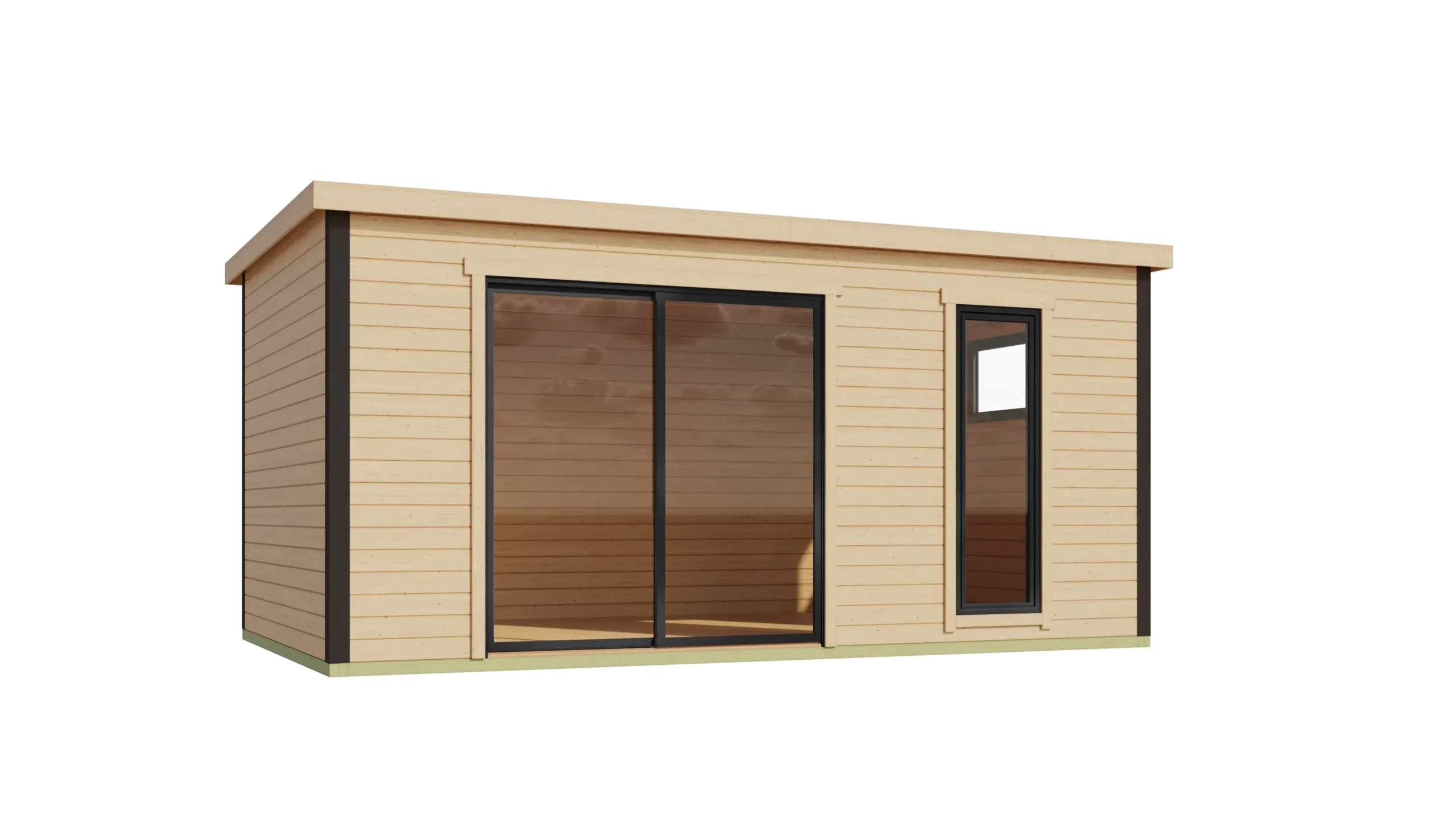 Casetta in legno per ufficio 5x2,96 (44mm)