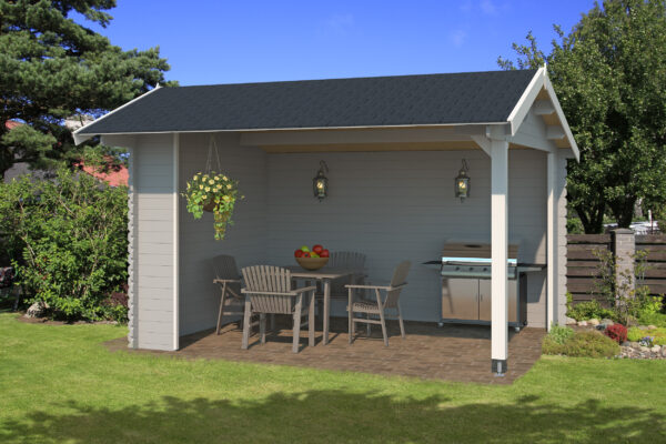 Gazebo in legno 3,80x3,00 (28mm)